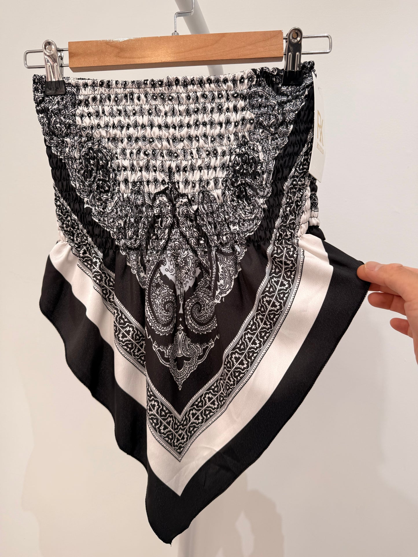 Top Palabra de Honor Pañuelo (Estampado Paisley) 1949