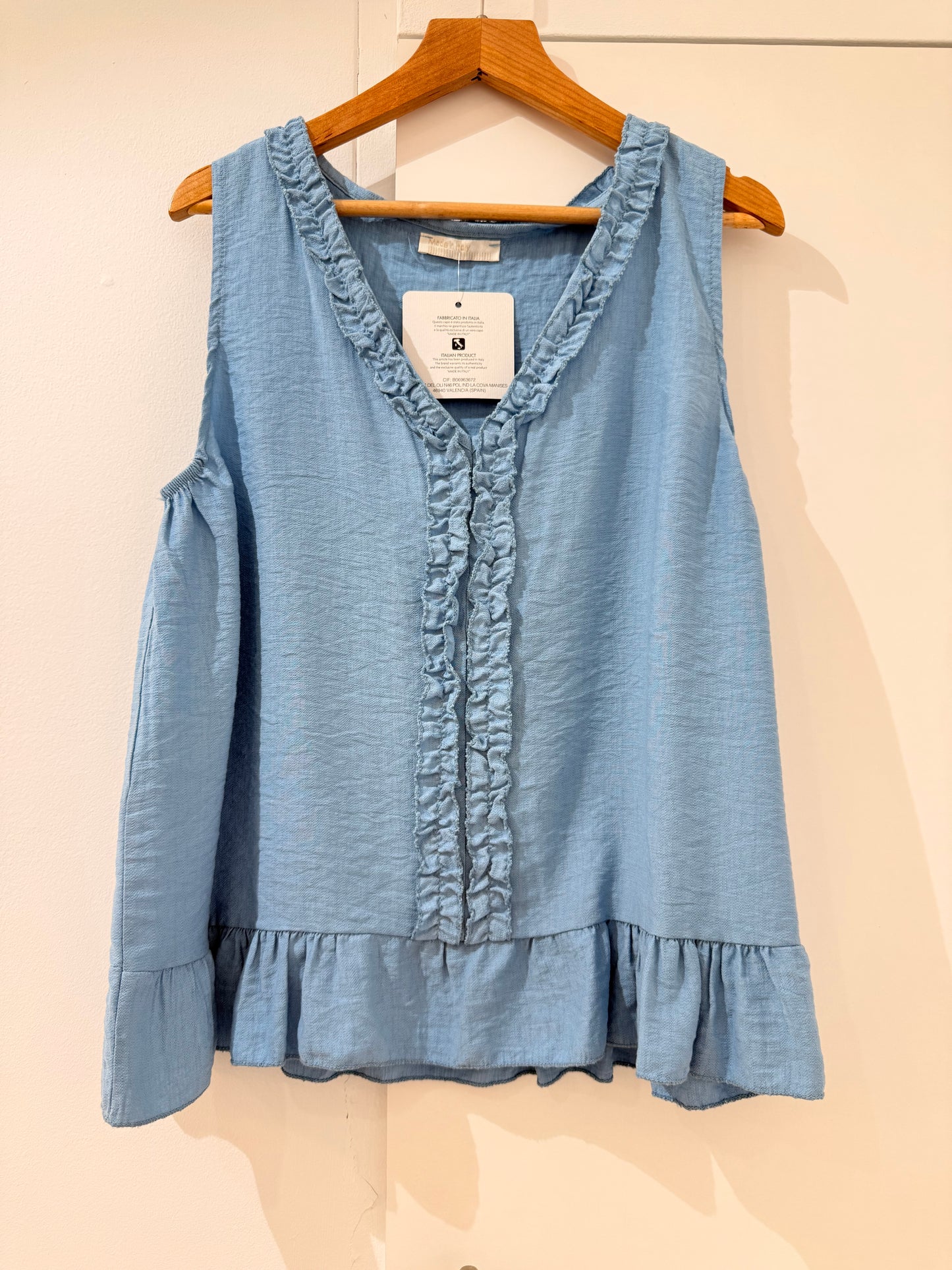 Blusa cuello volantes 37418