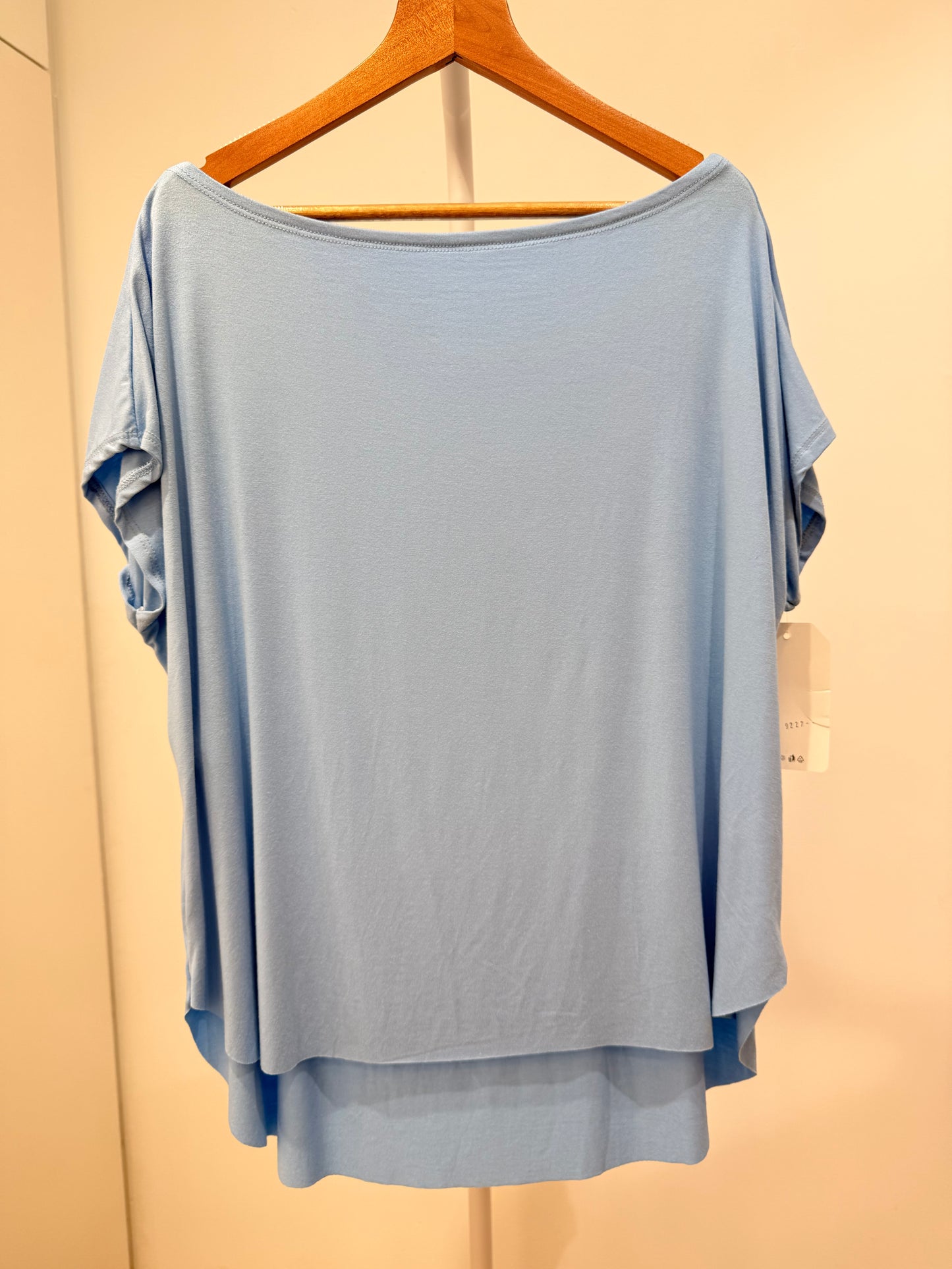 Camiseta Básica Oversize de Viscosa