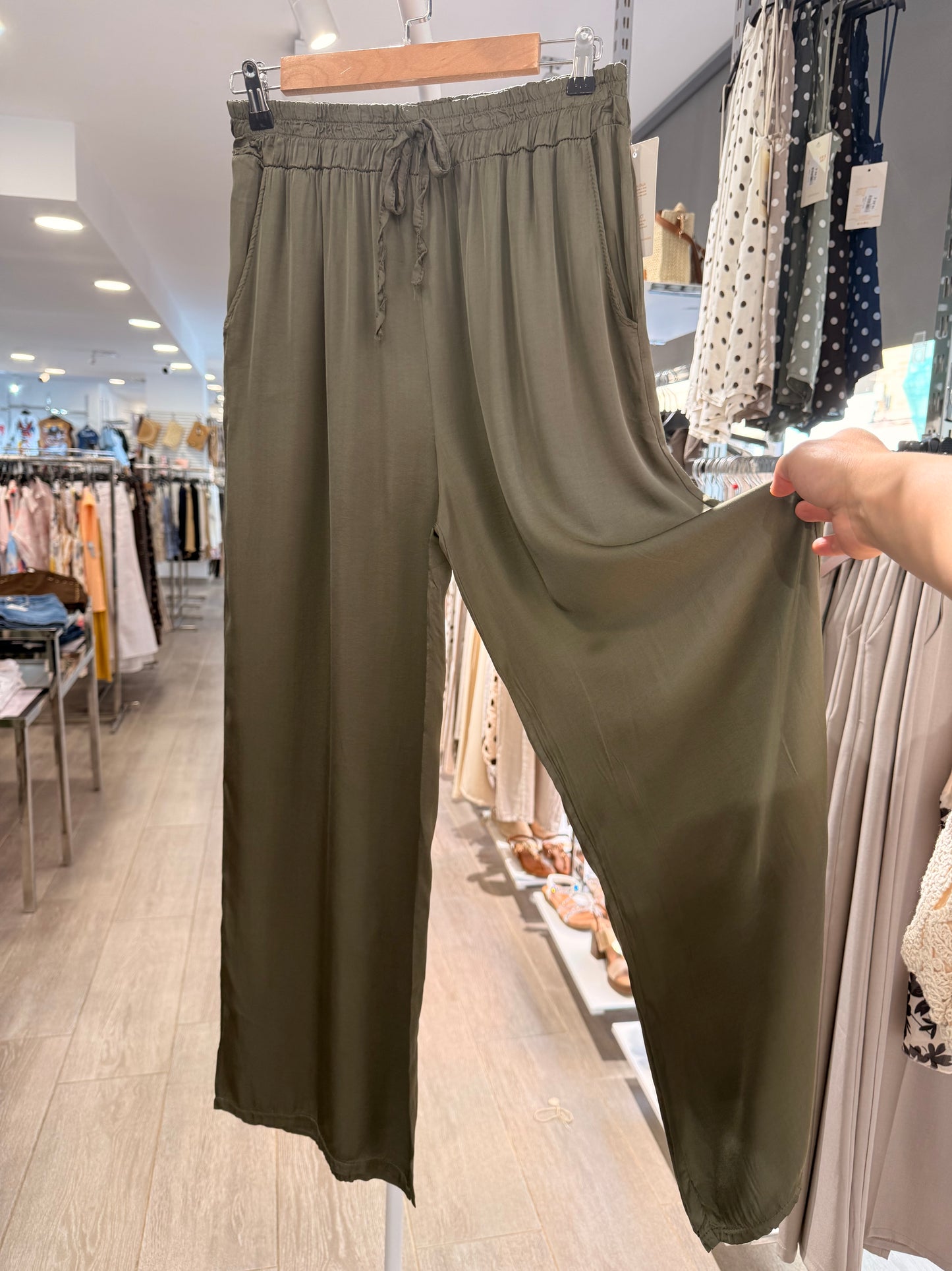 Pantalón Palazzo Satén