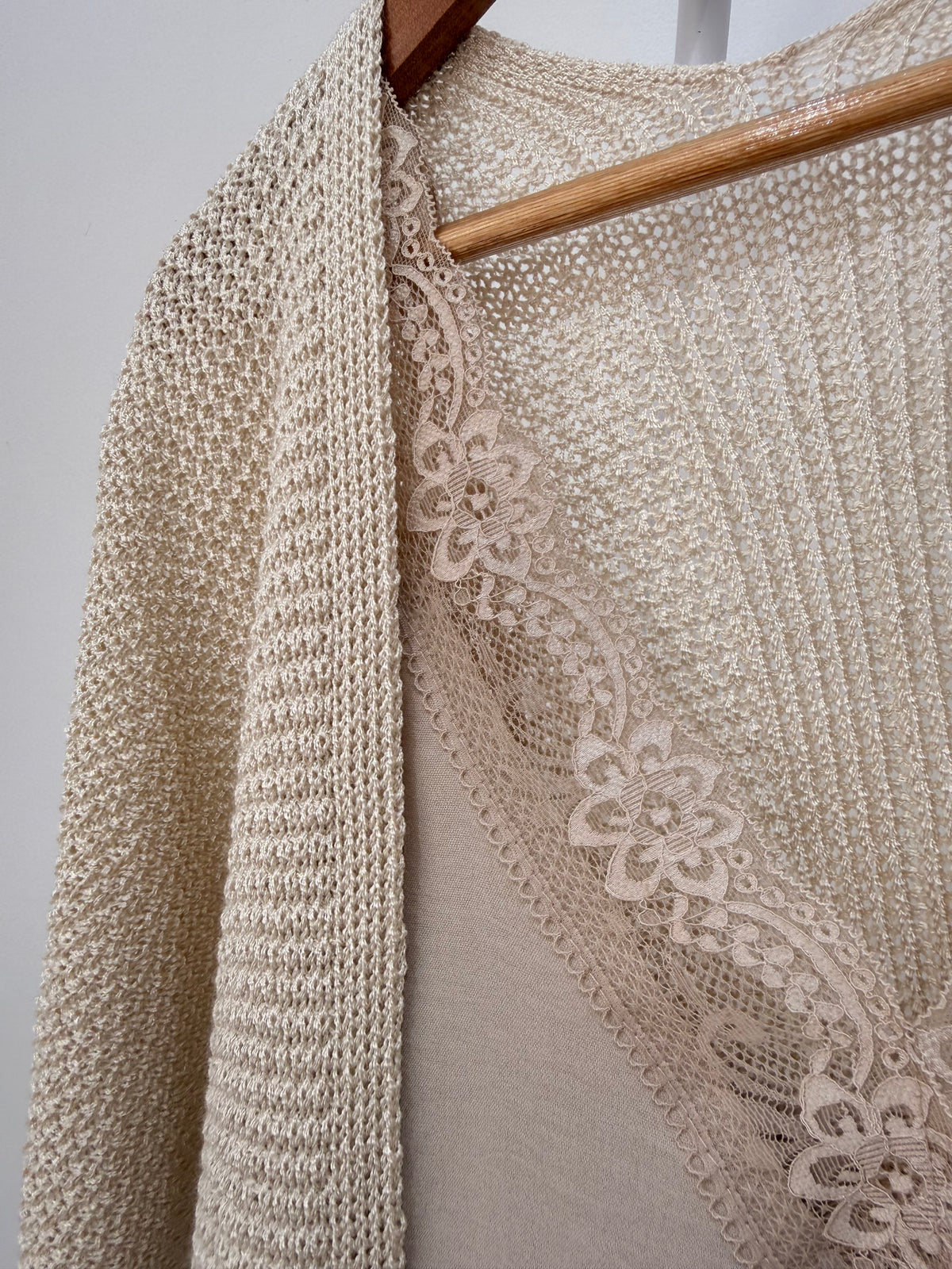 Chaqueta de punto fino manga murciélago 1859
