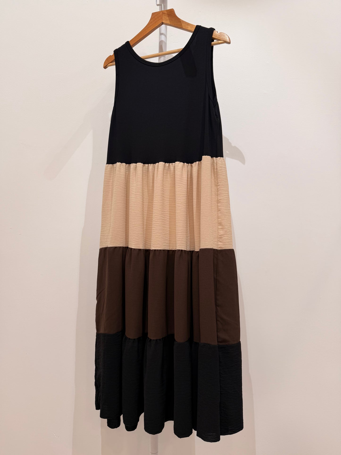 Vestido Midi Bloques de Color 14588