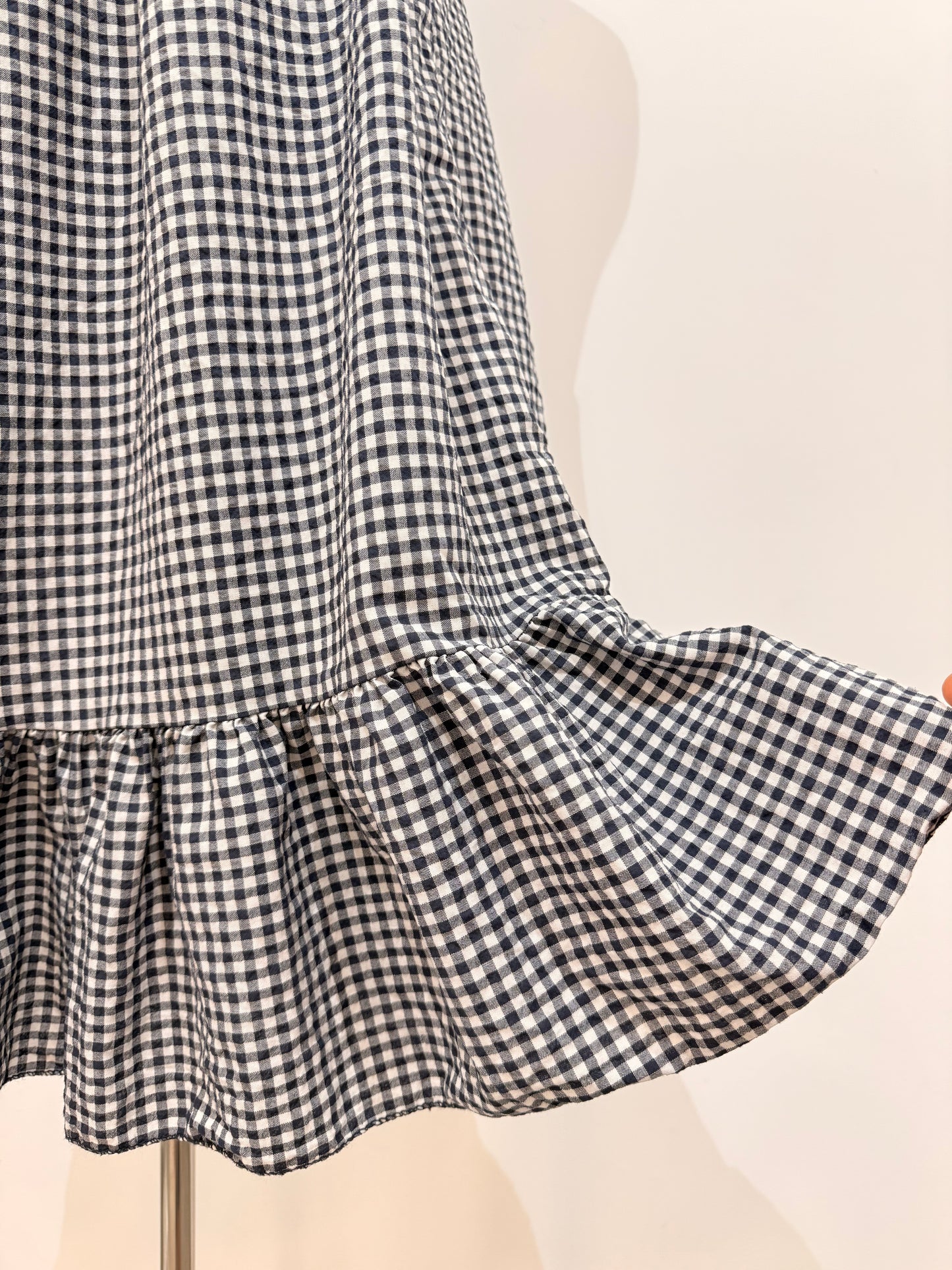 Vestido corto cuadro vichy 02581