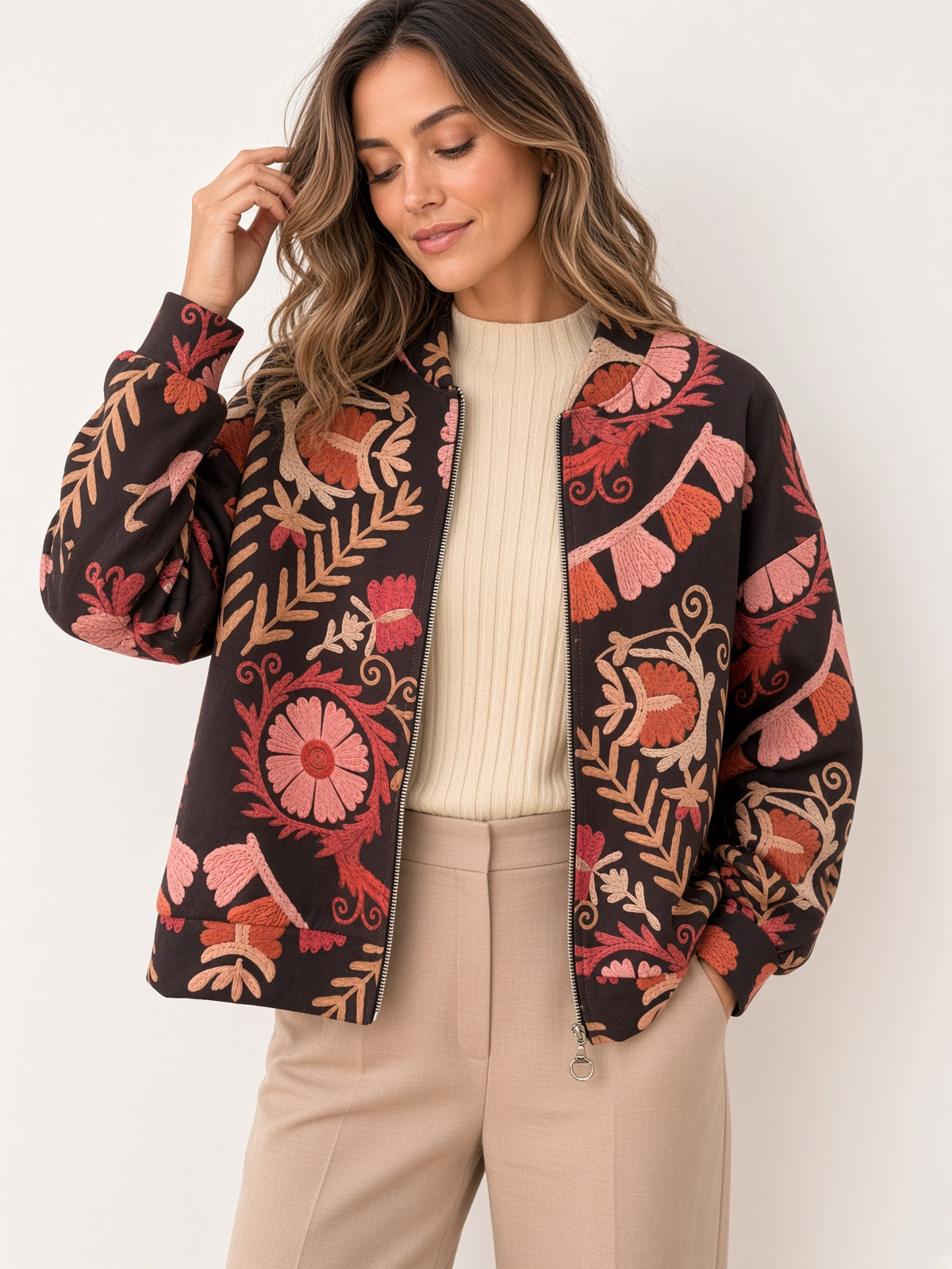 Bomber Antelina Estampado 5585