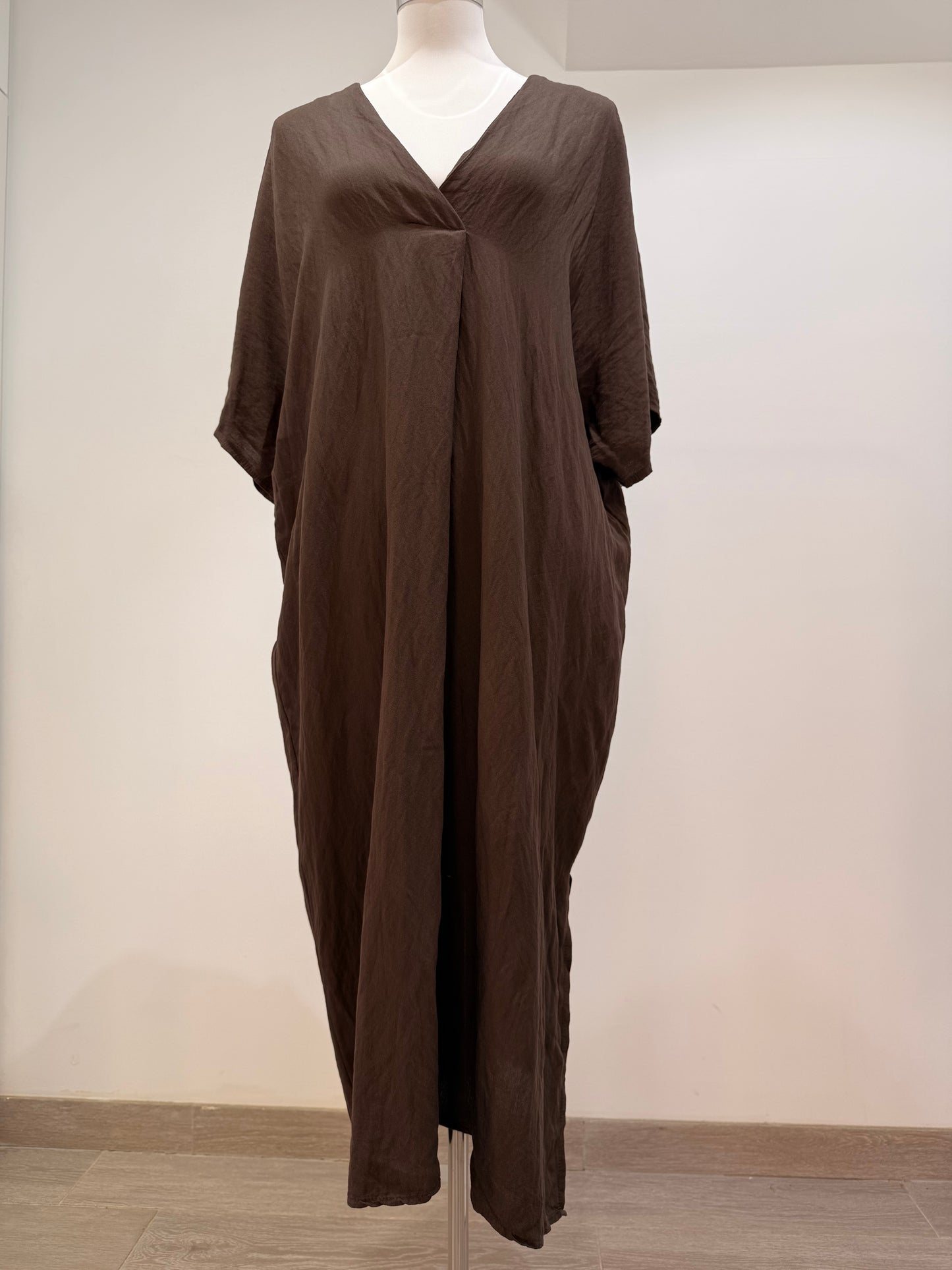 Vestido Maxi de Corte Holgado