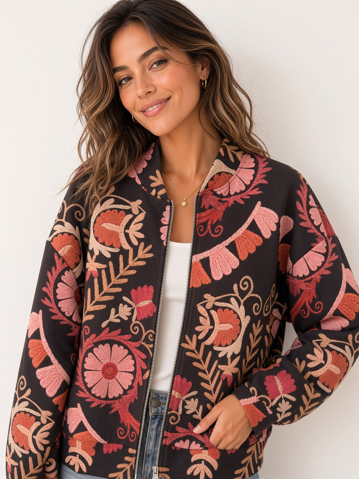 Bomber Antelina Estampado 5585