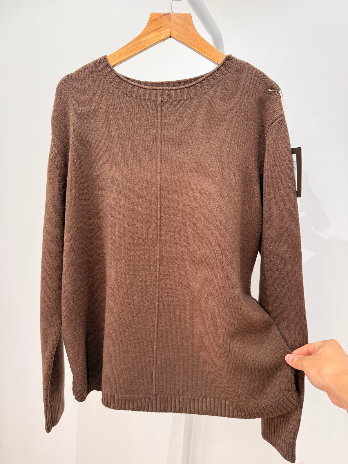 Jersey de punto detalle central vertical y botones laterales 26786