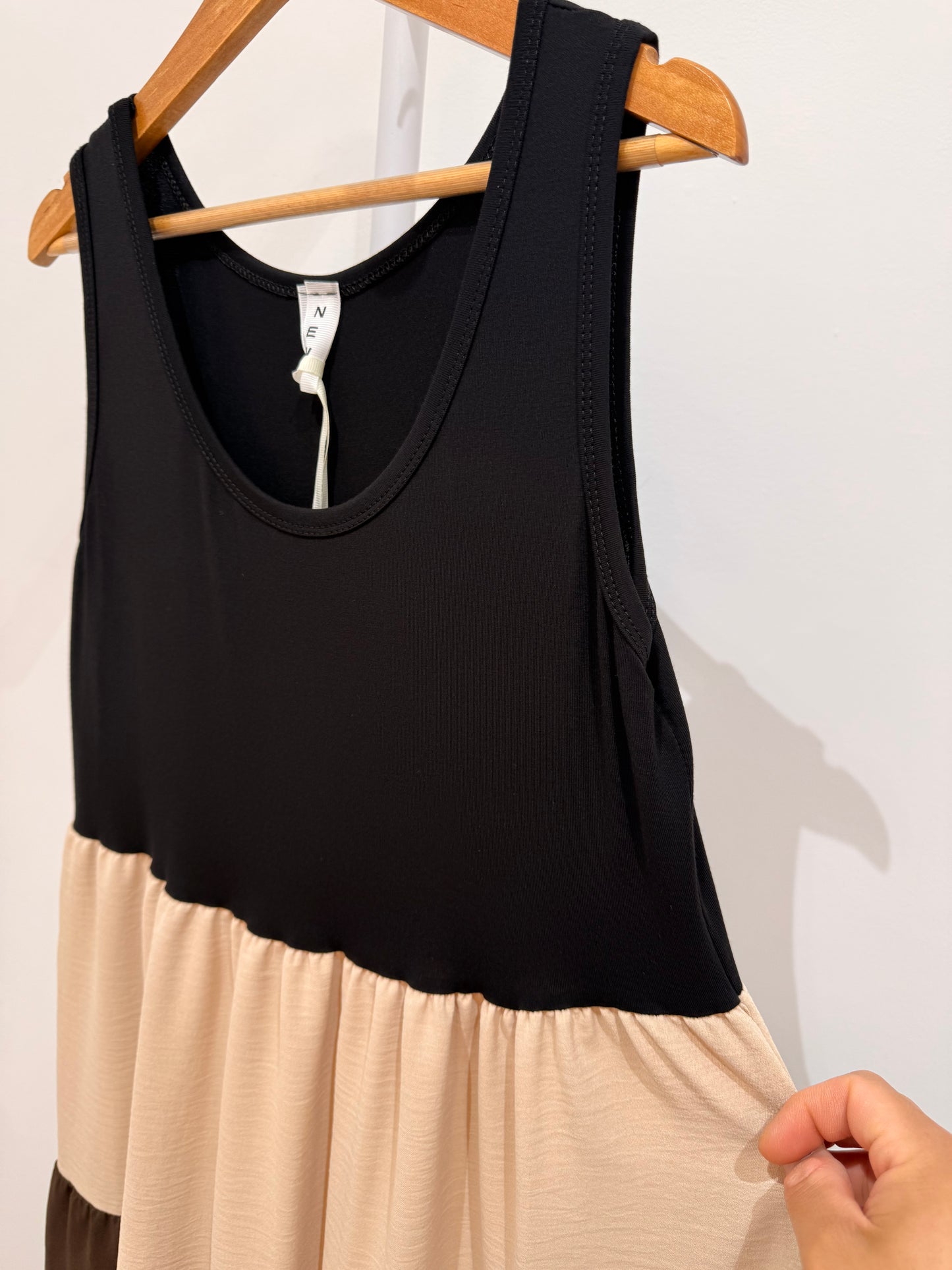 Vestido Midi Bloques de Color 14588