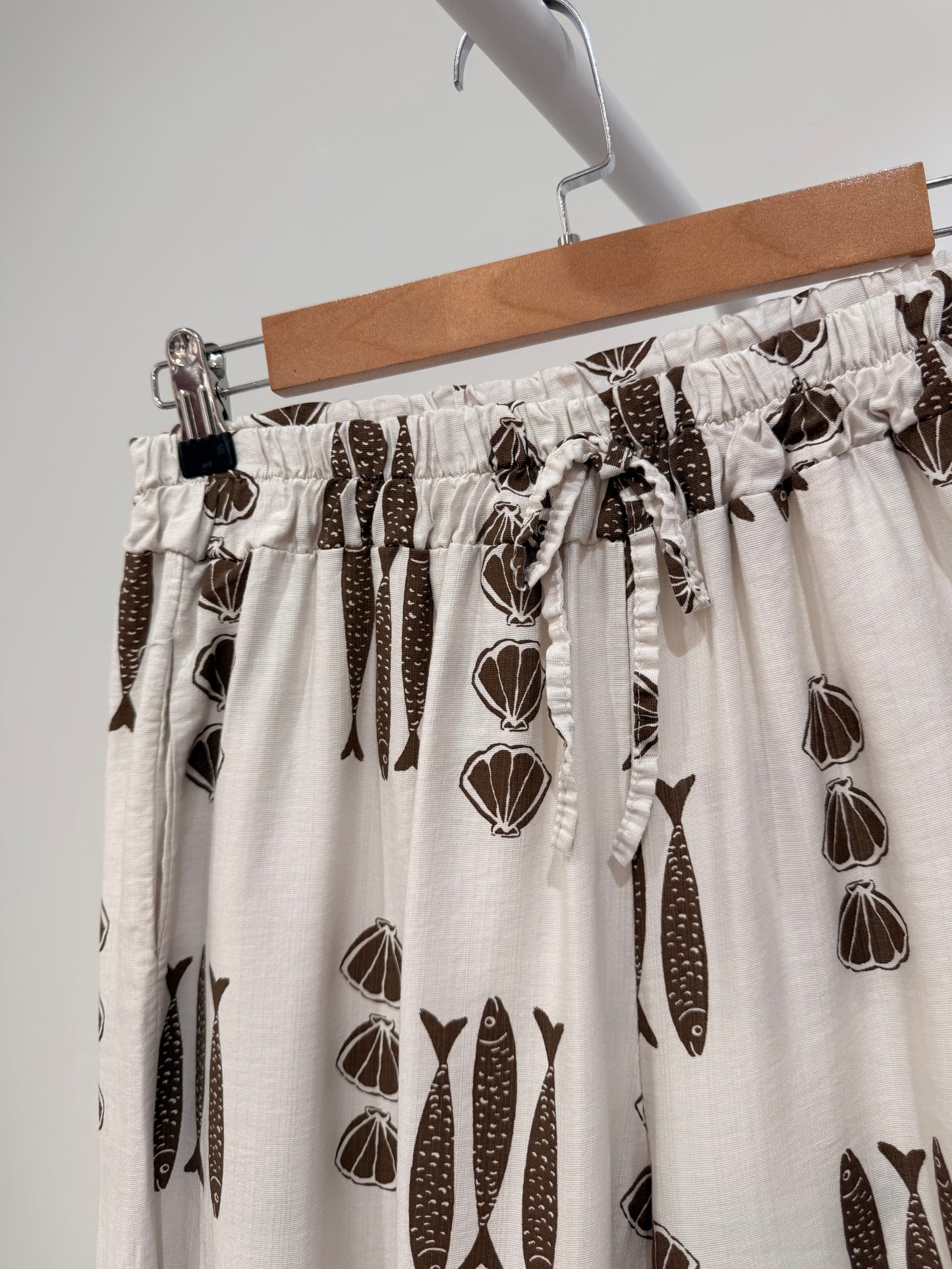 Pantalón Bombacho Estampado (Pescados y Conchas) 98101