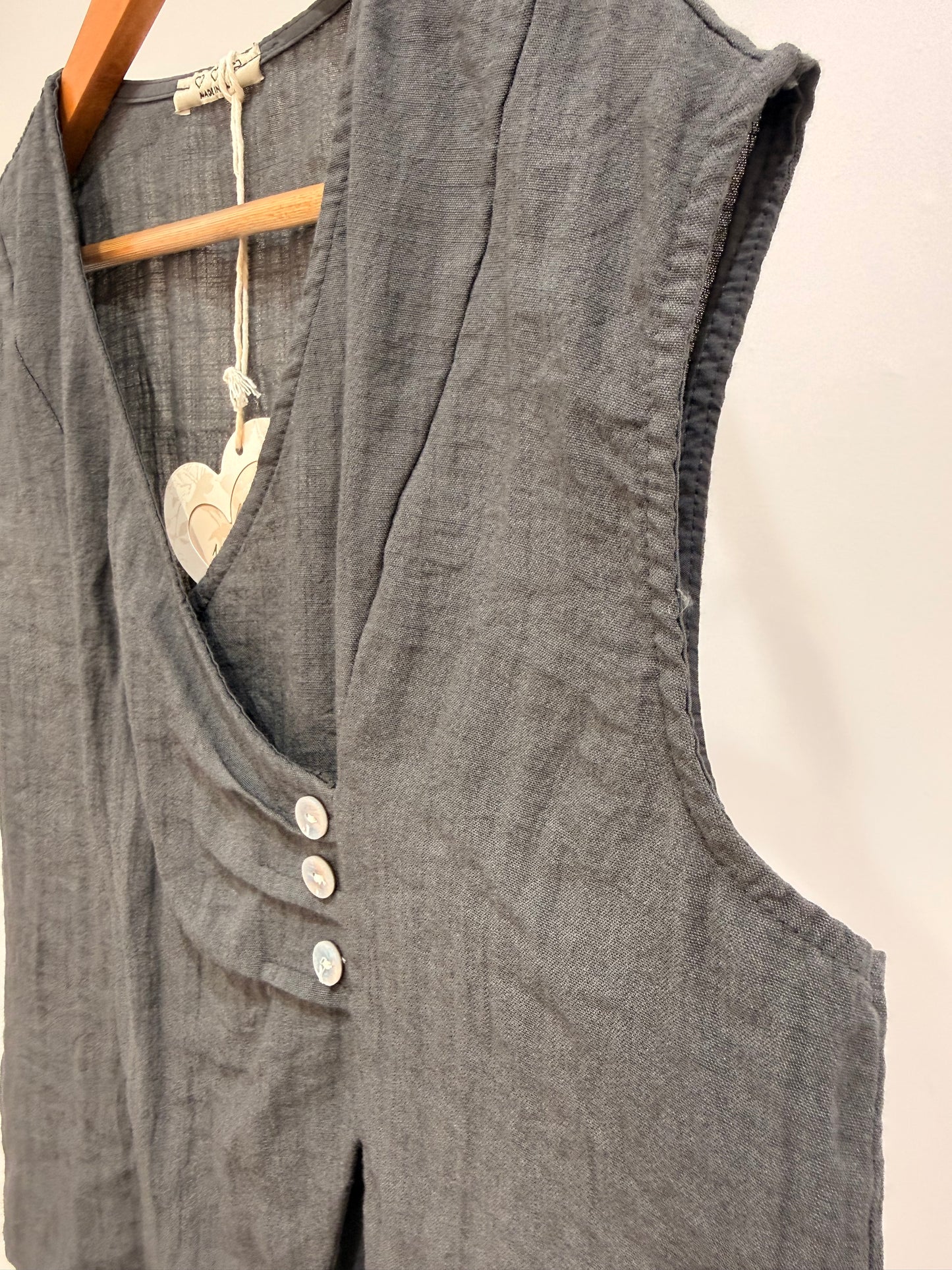Blusa / Top Asimétrico Sin Mangas