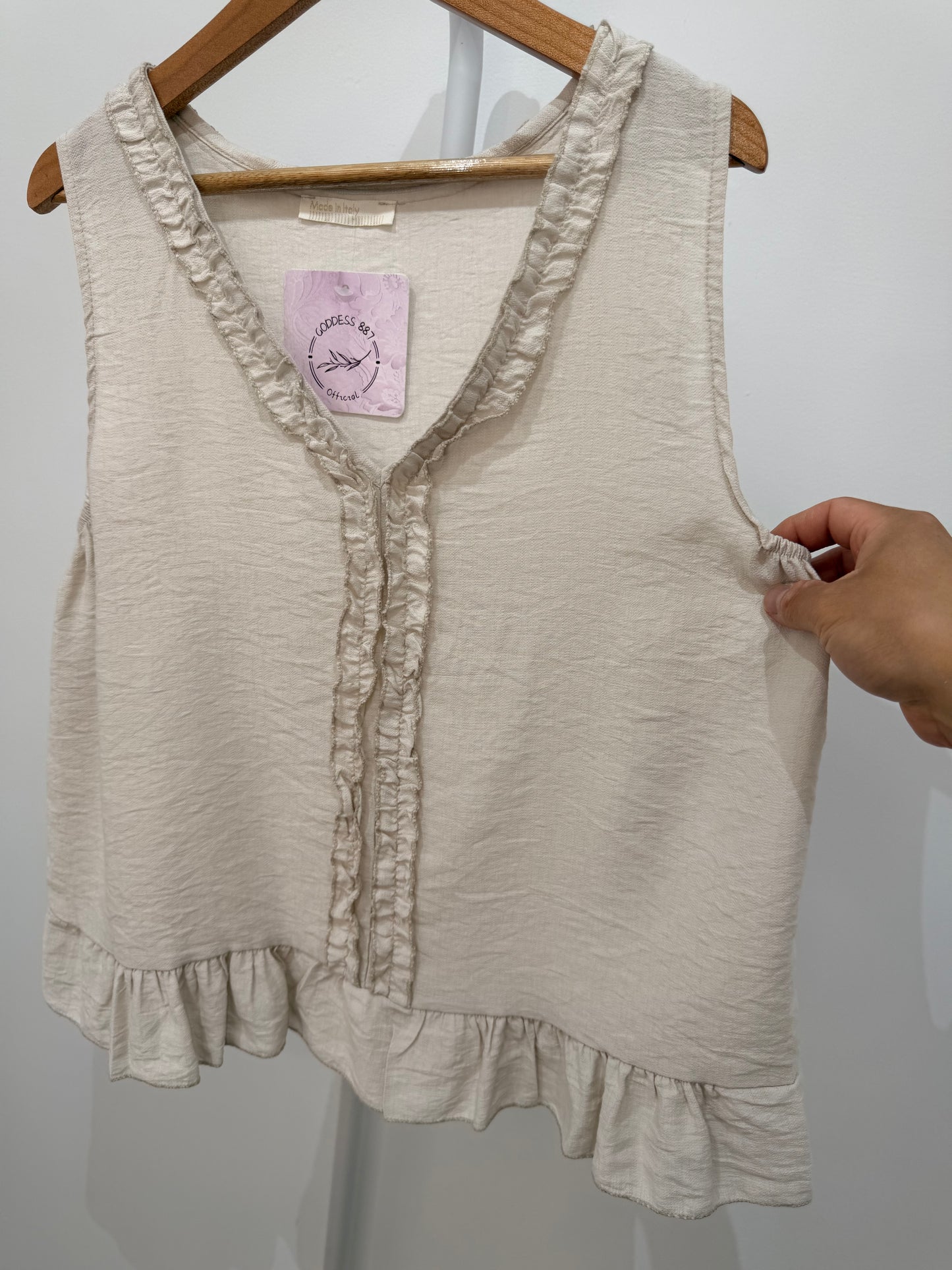 Blusa cuello volantes 37418