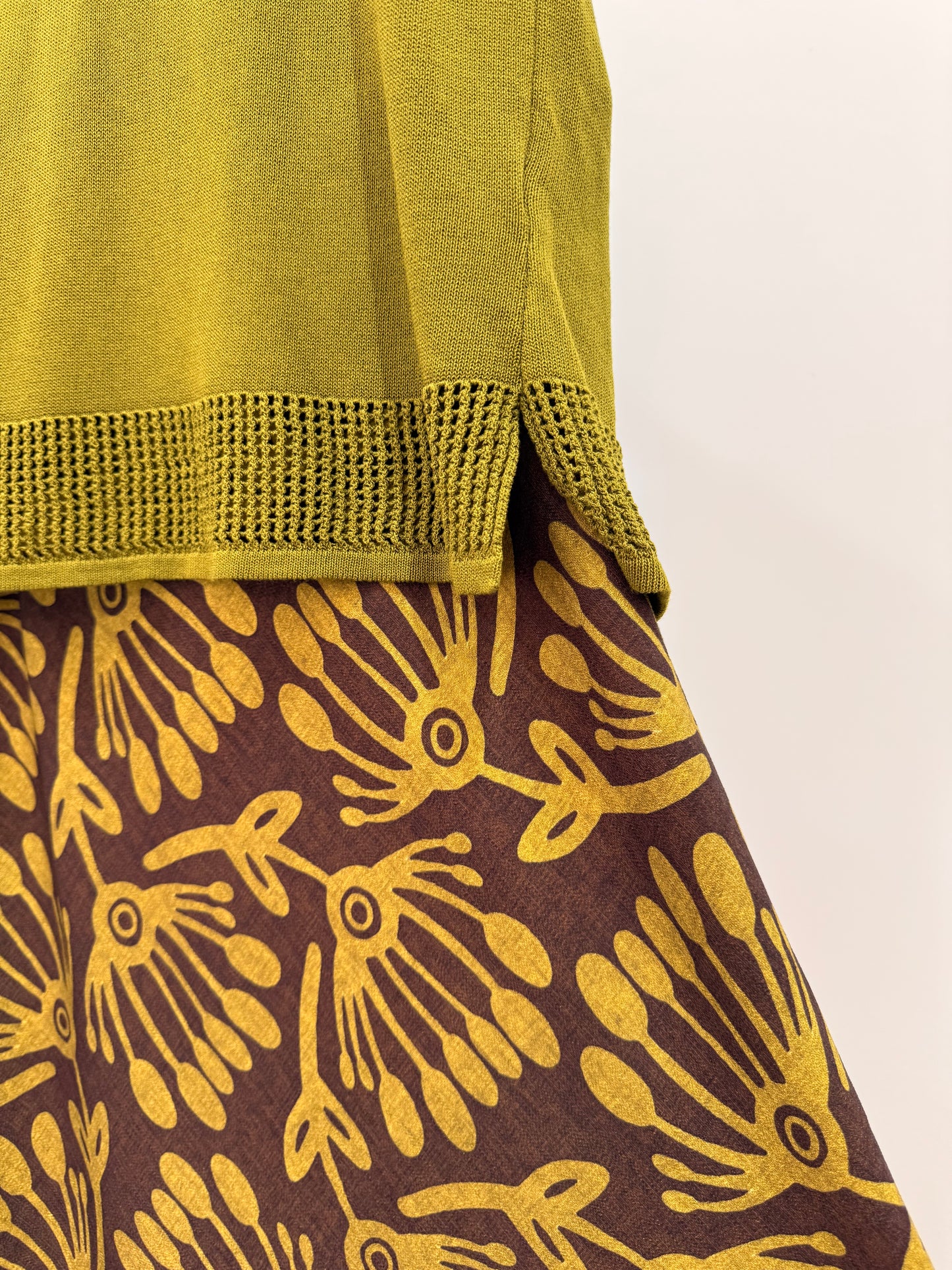 Falda Larga Estampada 853841