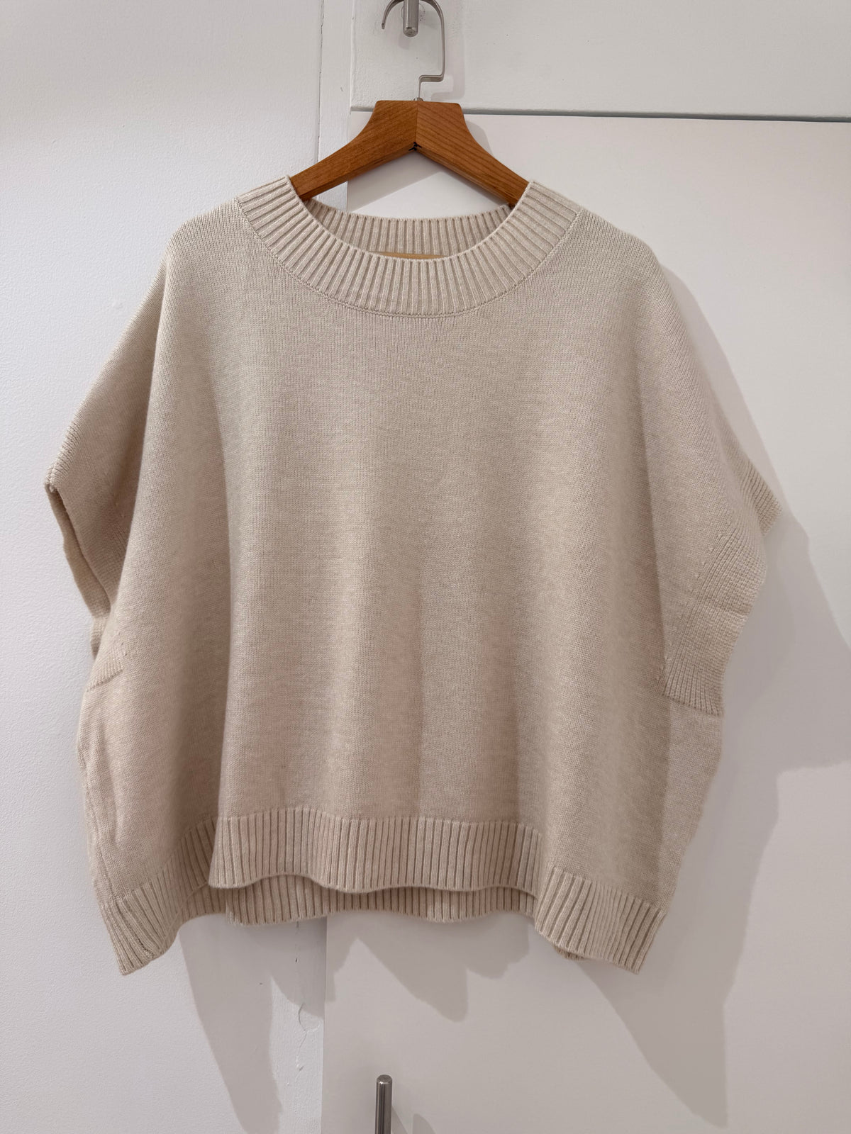Chaleco de punto oversize 626035