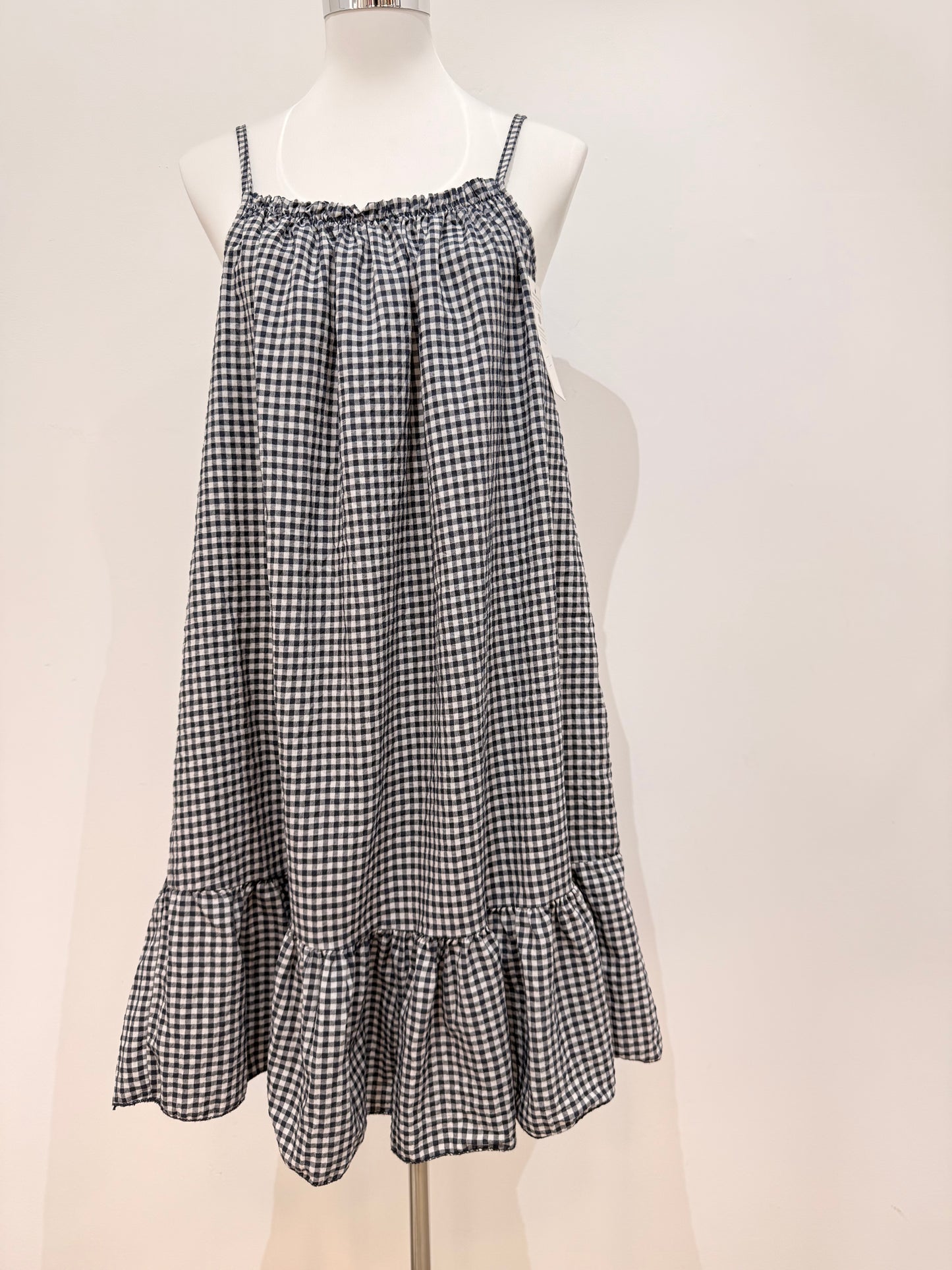 Vestido corto cuadro vichy 02581