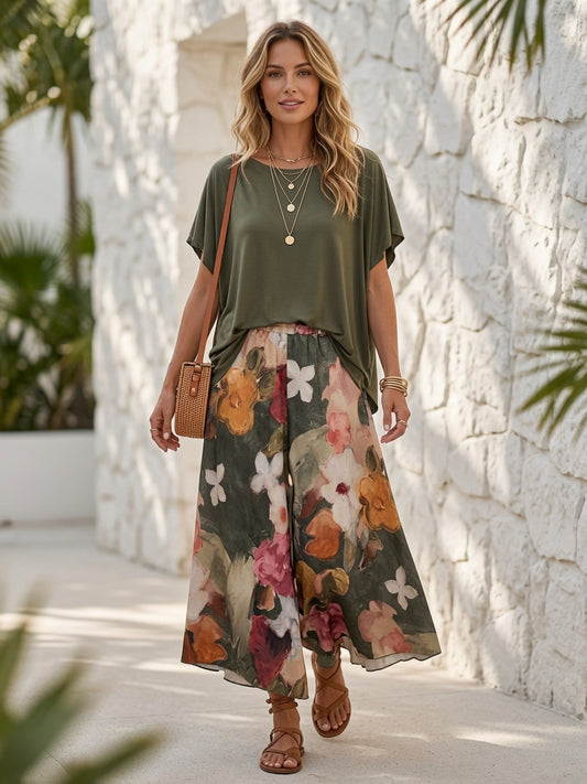 Falda-Pantalón Estampado 4359