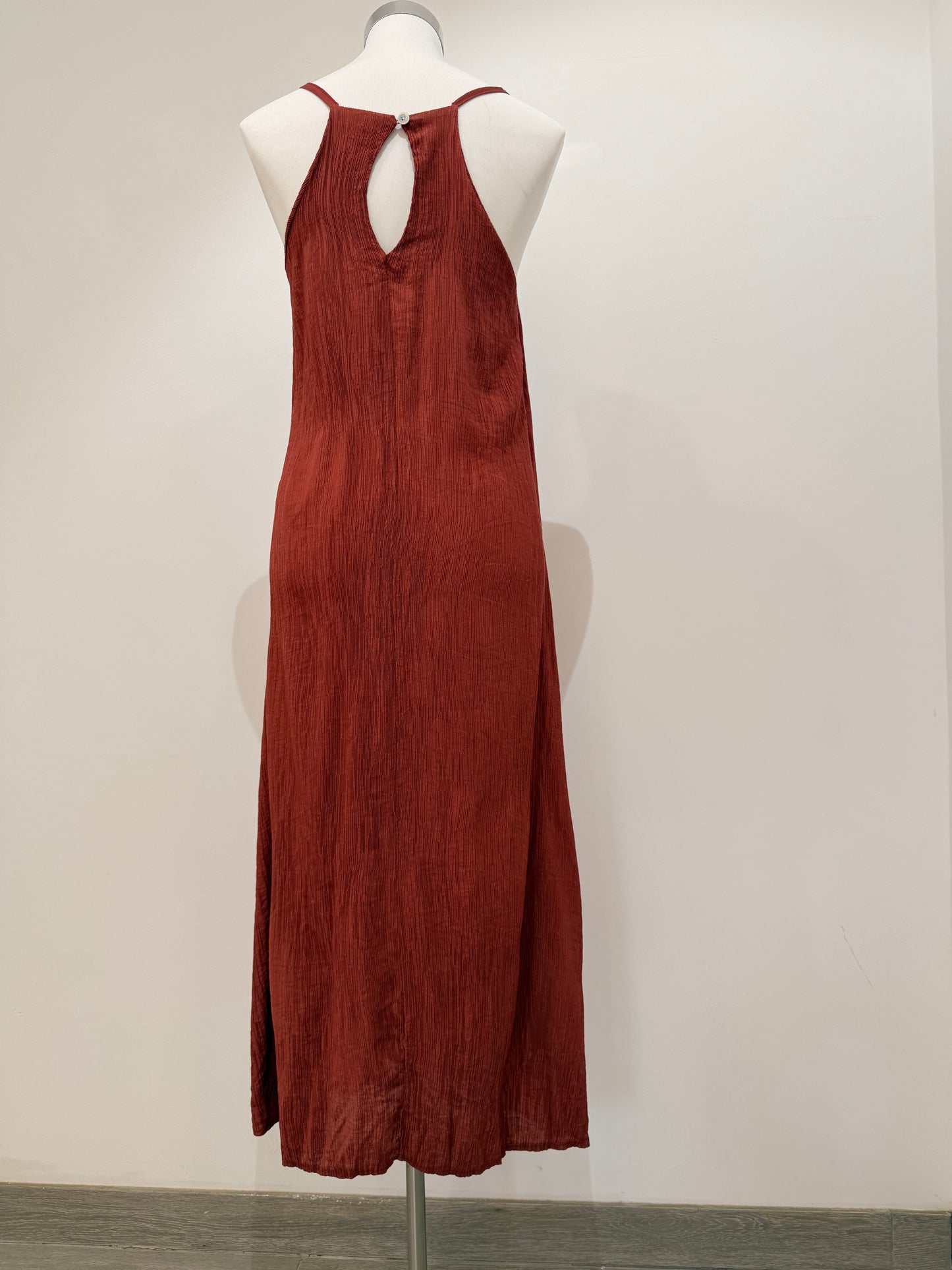 Vestido Largo Plisado 64150