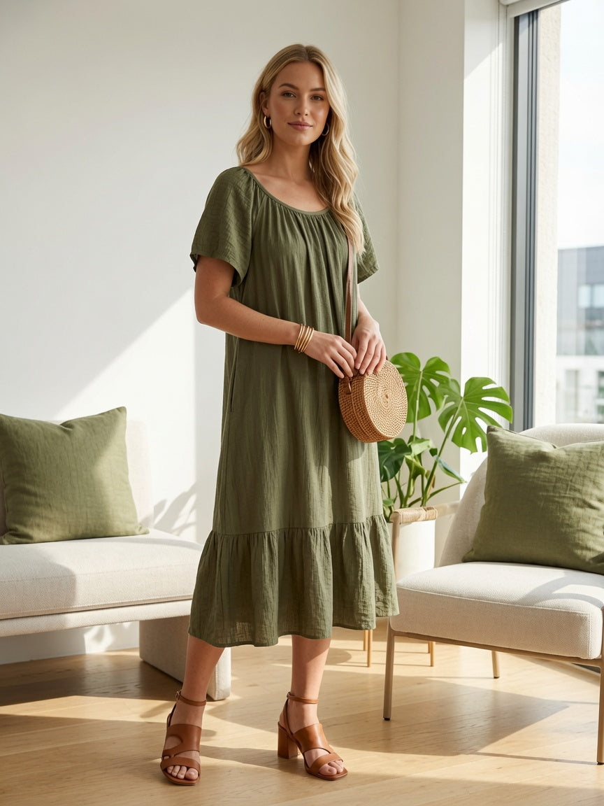 Vestido Midi Casual
