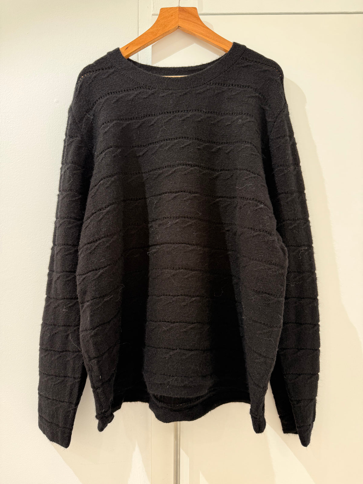 Jersey de punto con patrón de trenzas 2102