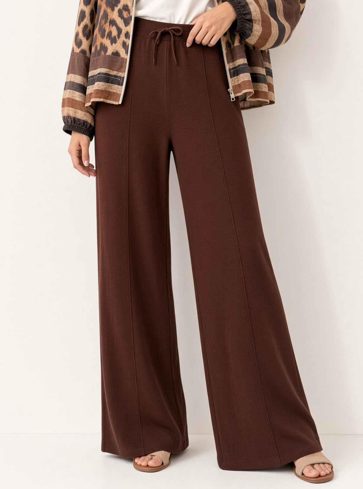 Pantalón de punto ancho 523