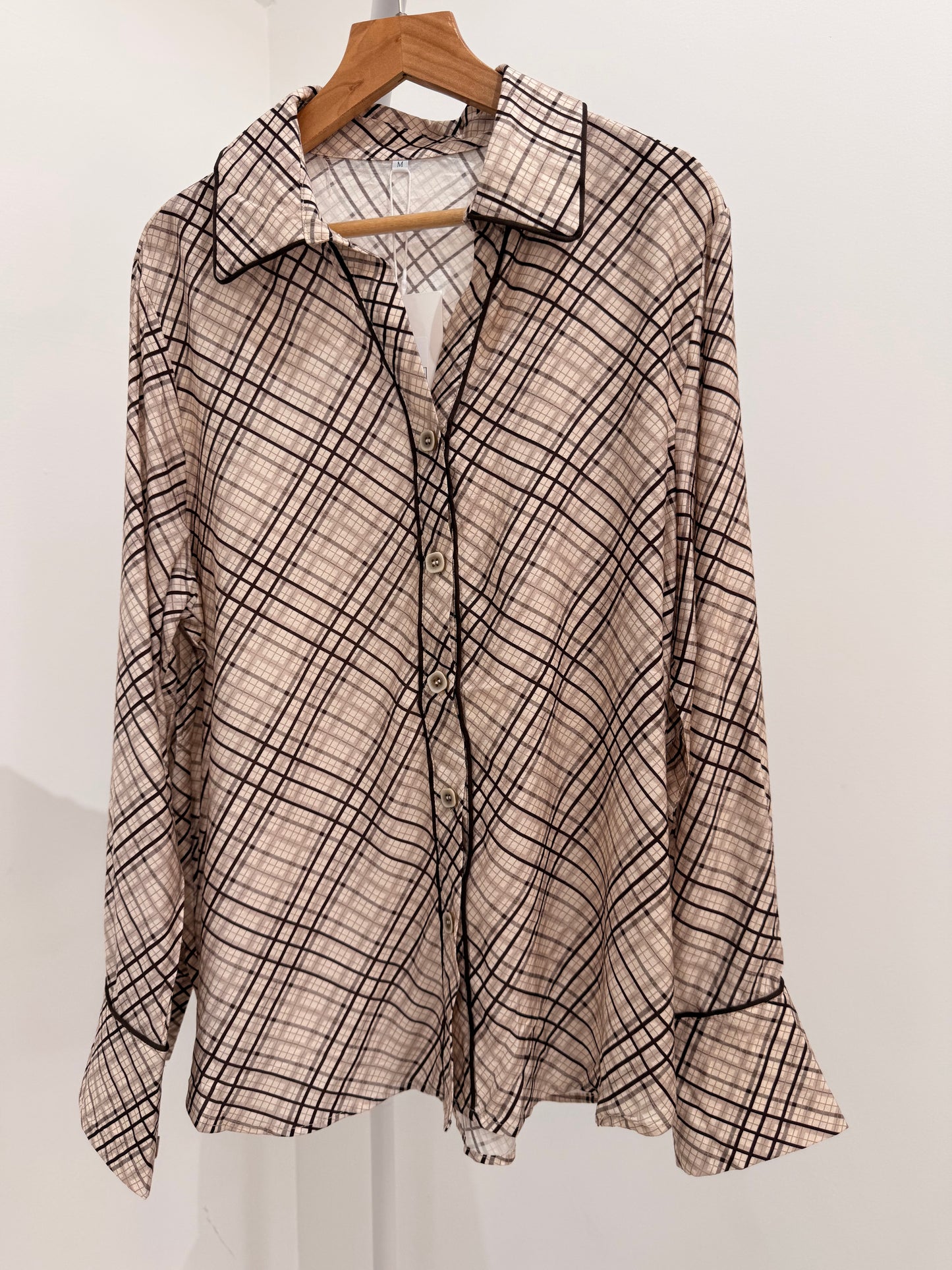 Camisa Cuadros Fluida 36887
