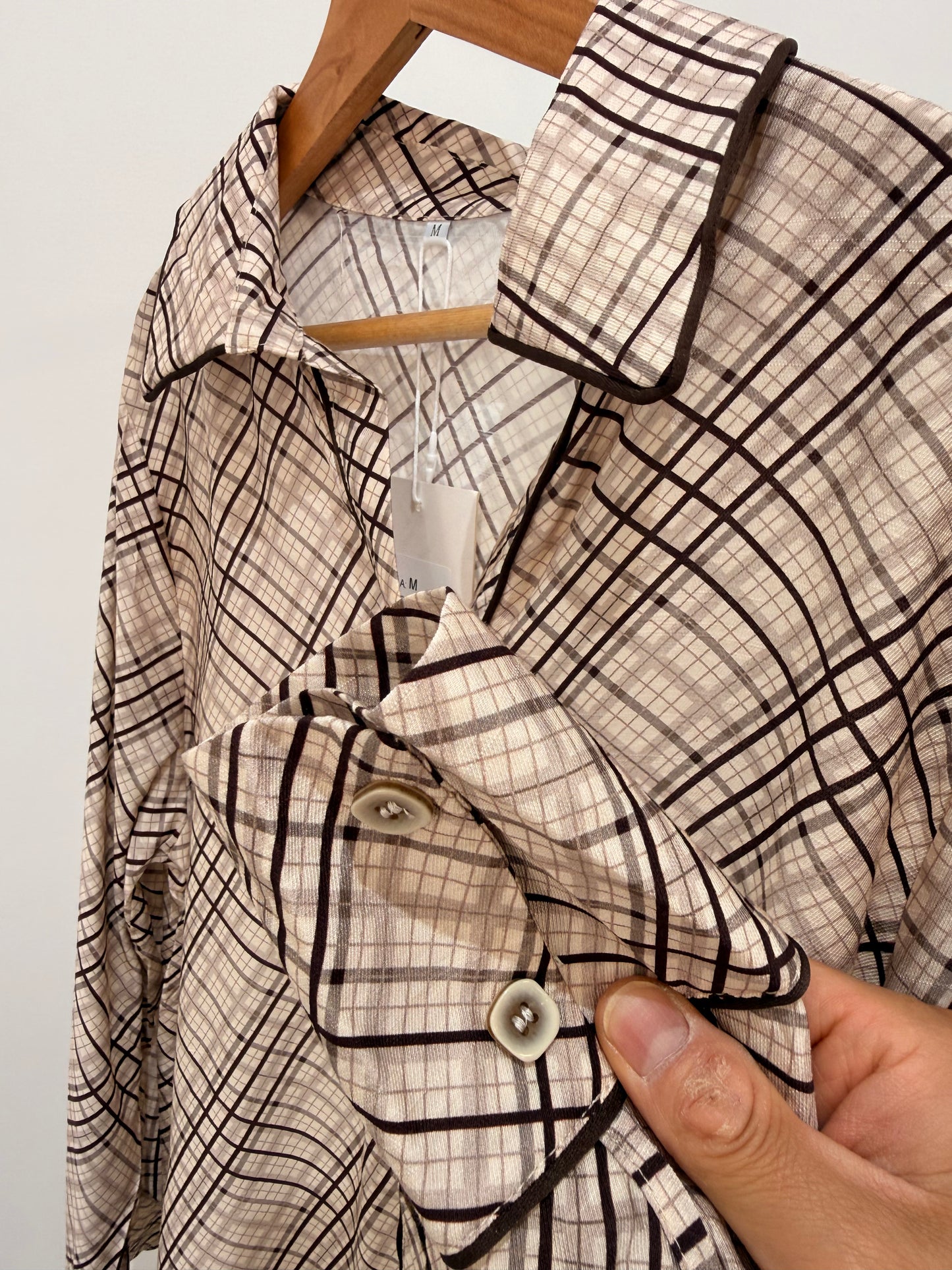 Camisa Cuadros Fluida 36887