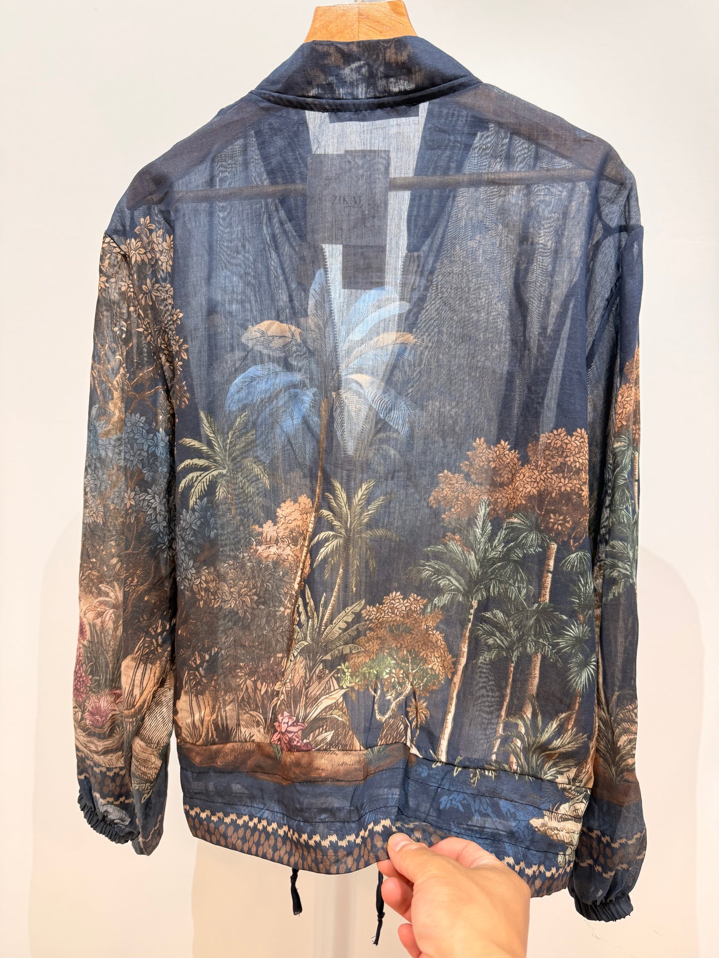 Bomber fino con cremallera 5408