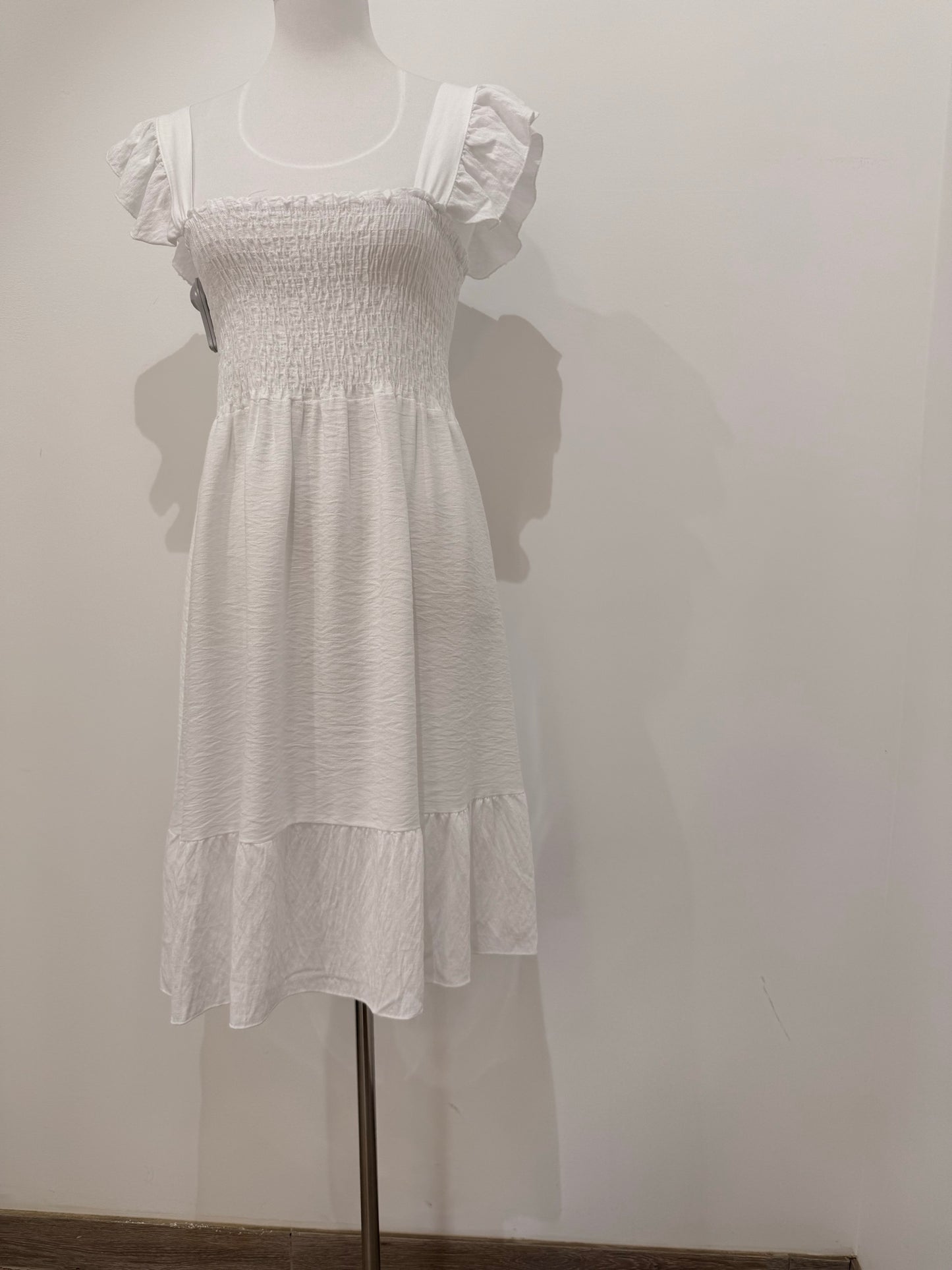 Vestido Midi Nido de Abeja