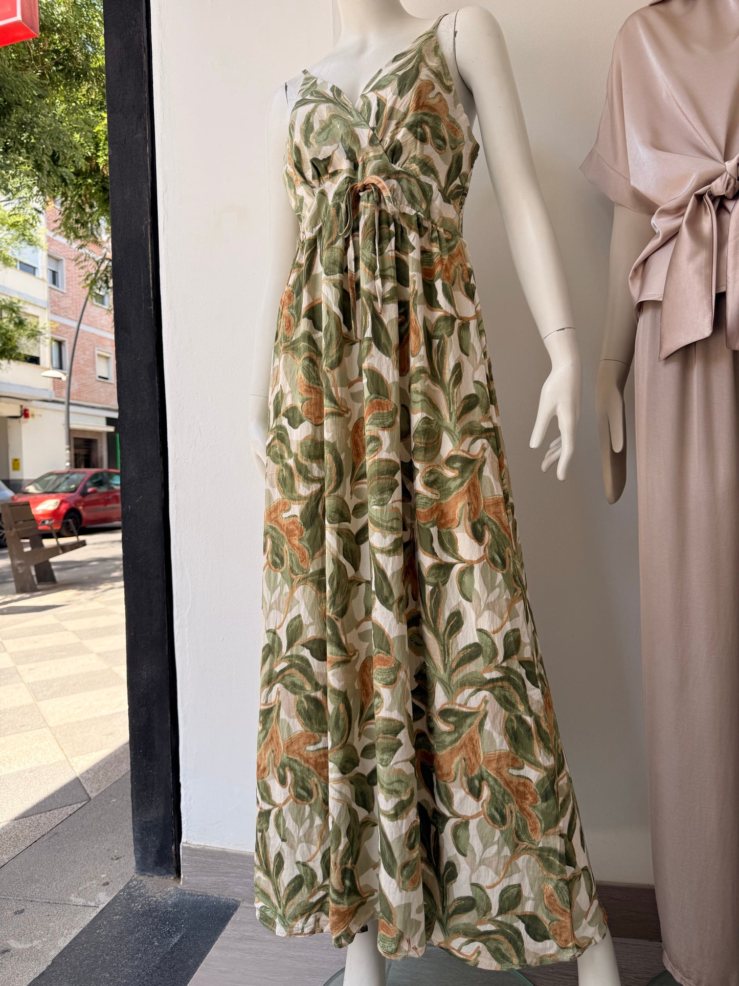 Vestido Largo Estampado