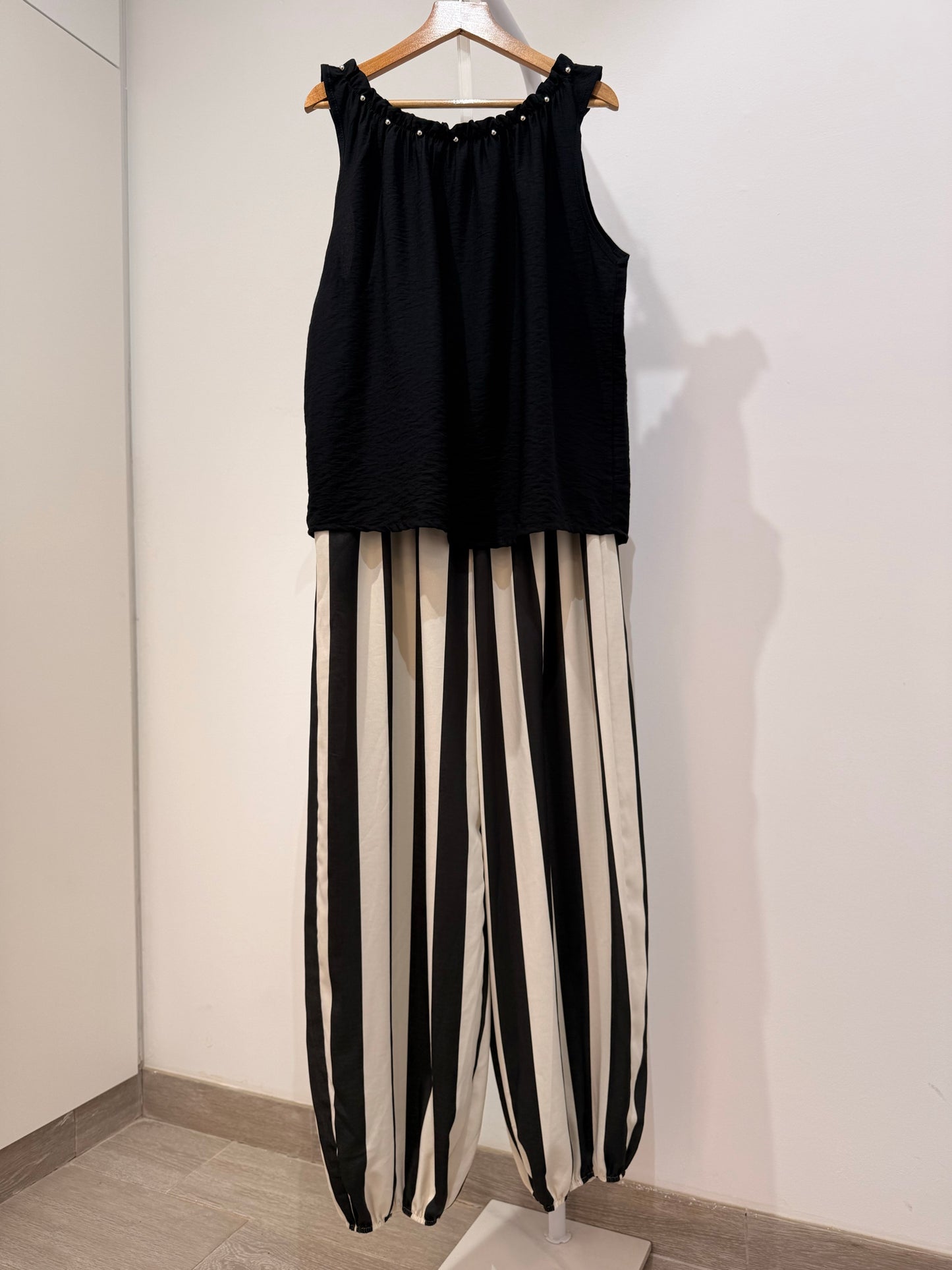 Pantalón Bombacho de Rayas