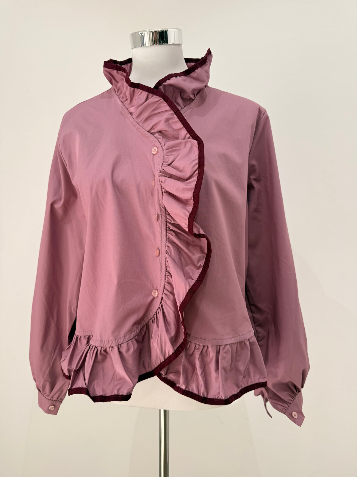 Camisa con volantes 39818