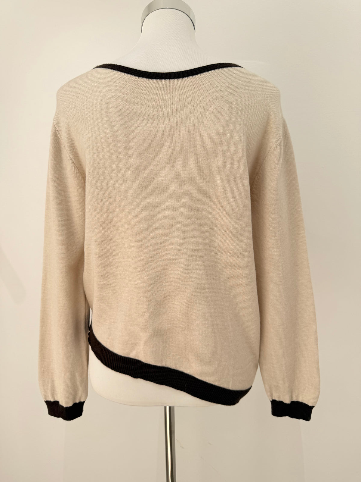 Jersey de punto asimétrico 80788