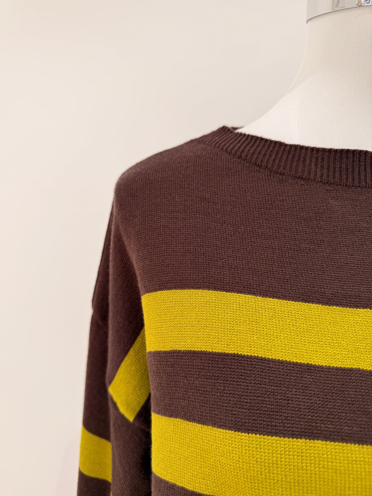 Jersey de punto a rayas 80682