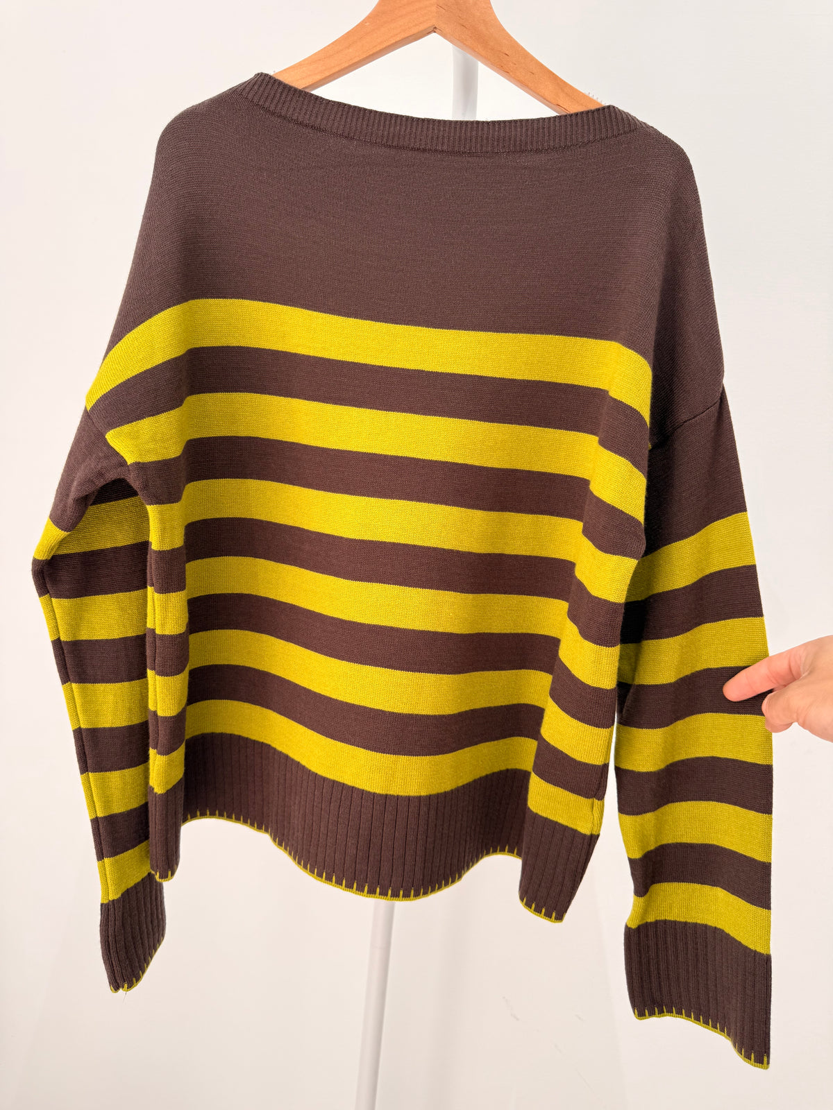 Jersey de punto a rayas 80682